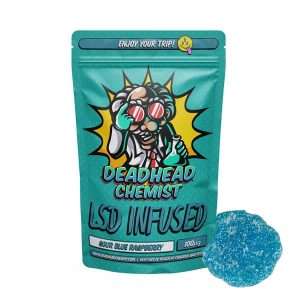 LSD Edible 100ug Sour Blue Raspberry Deadhead Chemist For Sale